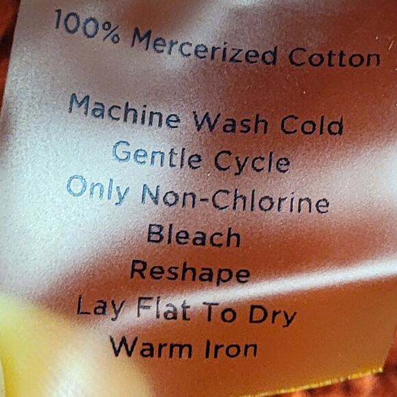 Talbots Cardigan Orange Red Knit Coastal Grandma Mercerized Cotton Small 622 - Picture 9 of 11